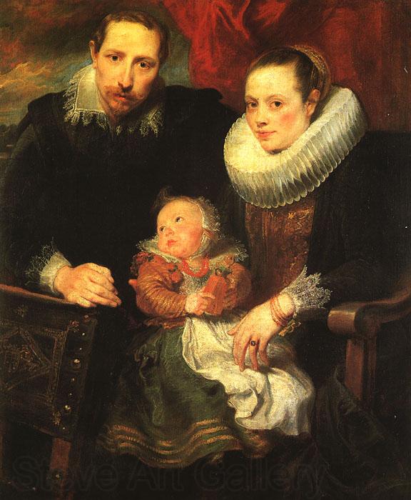 Anthony Van Dyck Family Portrait_5 Norge oil painting art